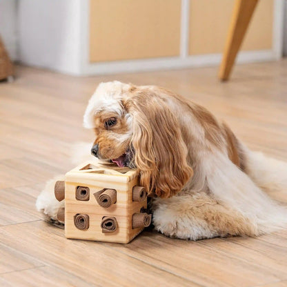 Hundespielzeug Wooden Rubik’s Cube