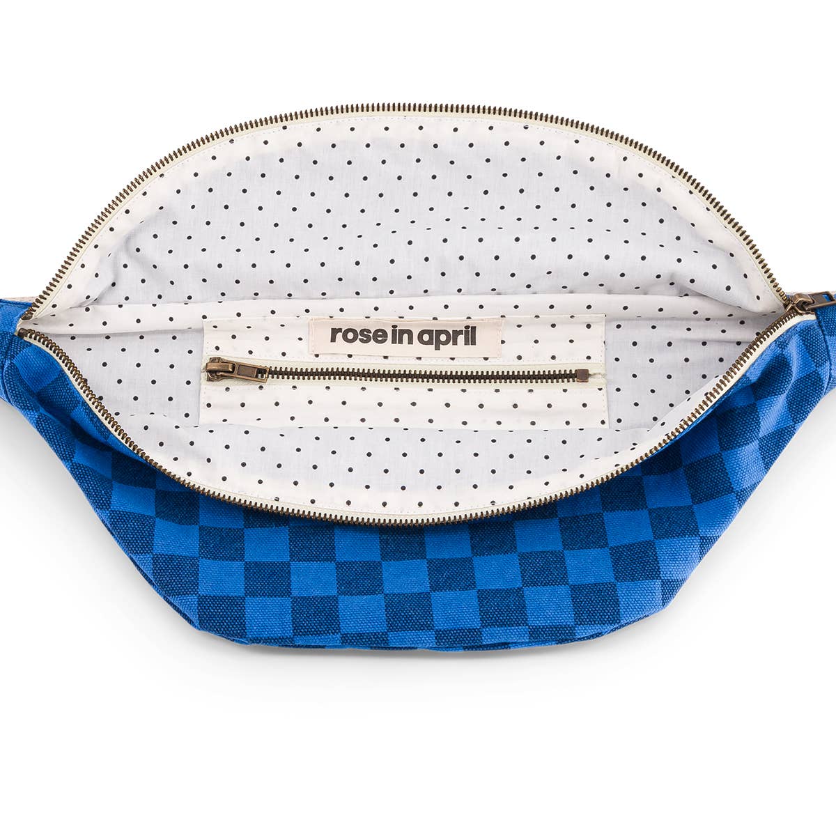 Gürteltasche DAMIER Schachbrett Marineblau