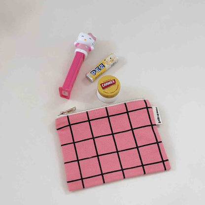Pouch MARIE karriert Funky Pink
