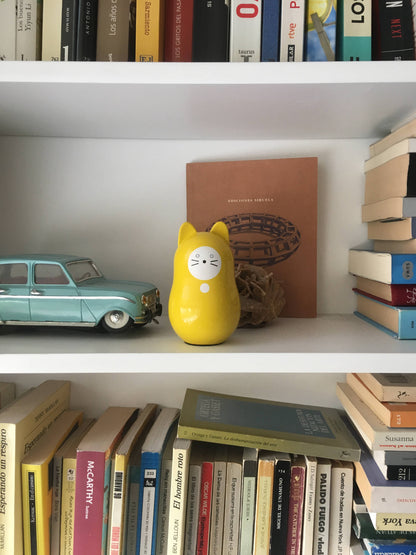Daruma-Neko | Gelb (Geld)