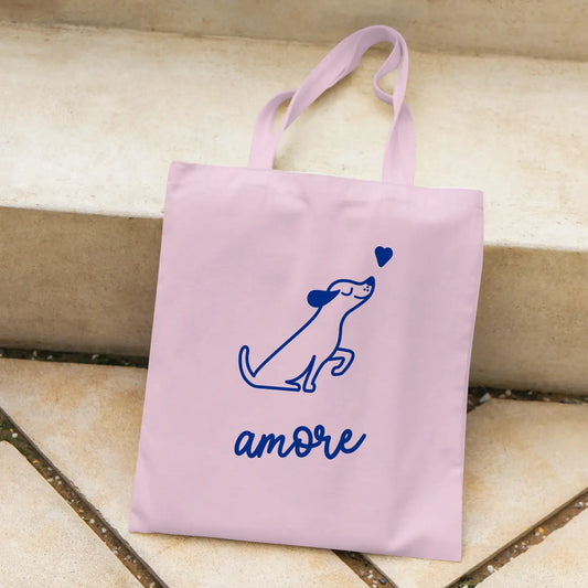 Bio-Baumwolltasche Hund Amore