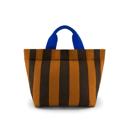 Geräumiger Baumwoll-Shopper TINA in Pecan/Nacht von Rose in April