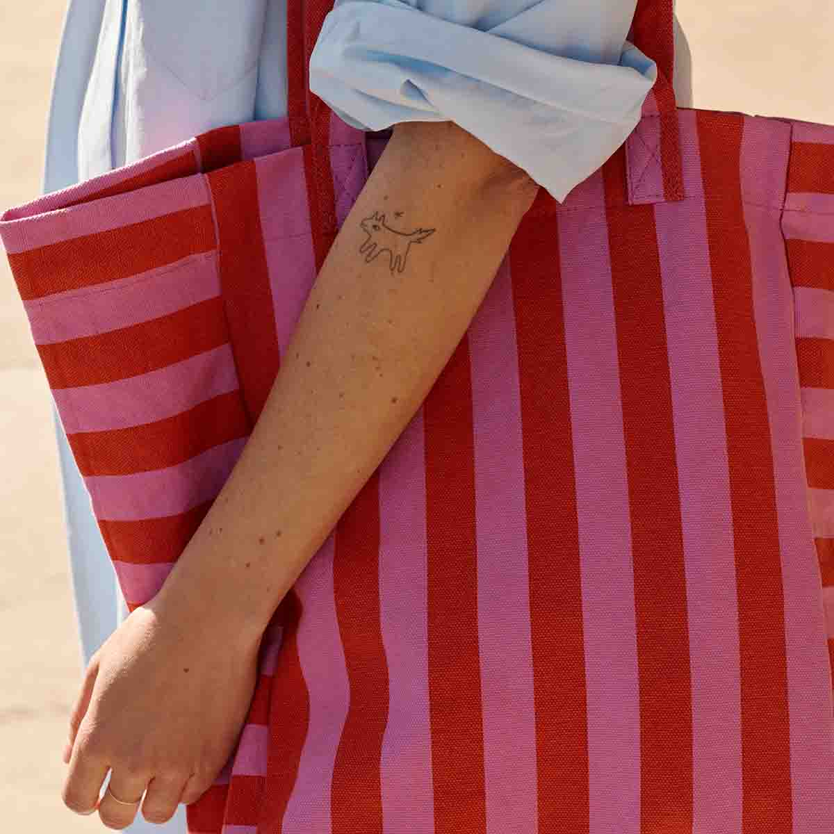 Tasche ELISABETH Orchidee/Tomate