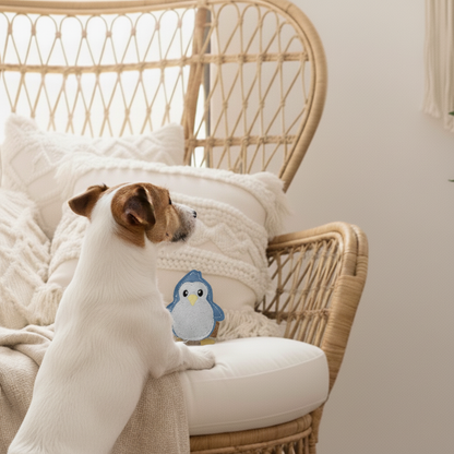 Hundespielzeug "Pinguin" aus Leder