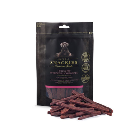 Herzhafte Pferdefleischstreifen