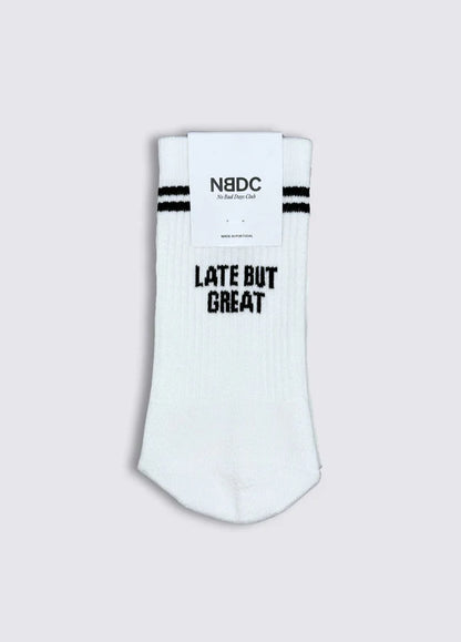 Socken LATE BUT GREAT