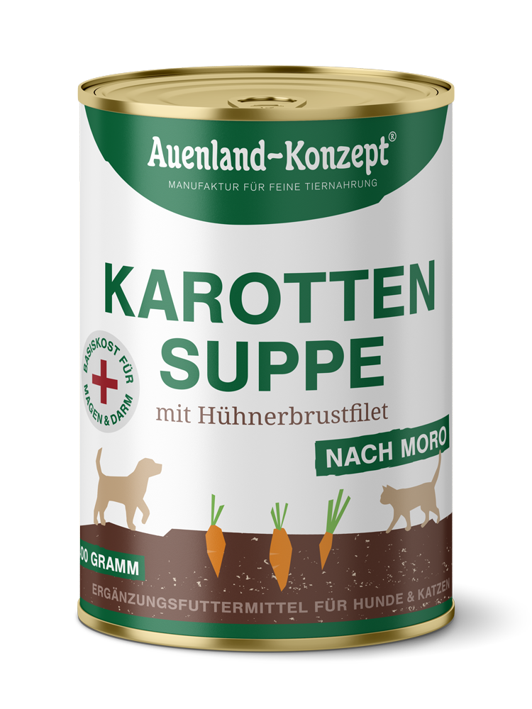 Karottensuppe mit Hühnerbrustfilet