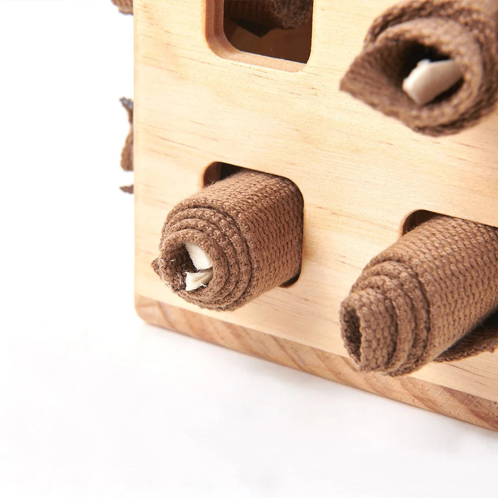 Hundespielzeug Wooden Rubik’s Cube