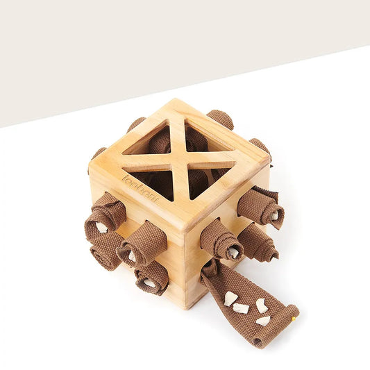 Hundespielzeug Wooden Rubik’s Cube