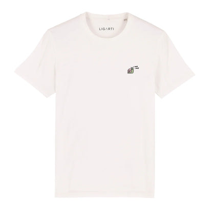 Besticktes T-Shirt Schnexy | Creme