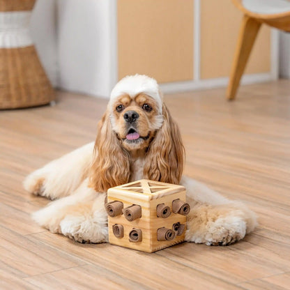 Hundespielzeug Wooden Rubik’s Cube