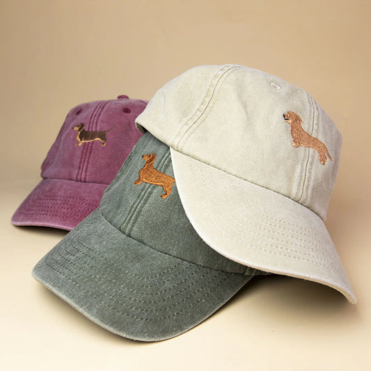 Vintage Dachshund Cap | Kurzhaardackel braun